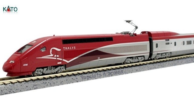 Kato LEMKE 10918 N Scale - TGV Thalys Pbka - 10 Car EMU High Speed Train Pack
